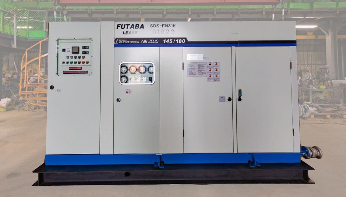 ドライスクリュー圧縮機　オイルフリーコンプレッサ