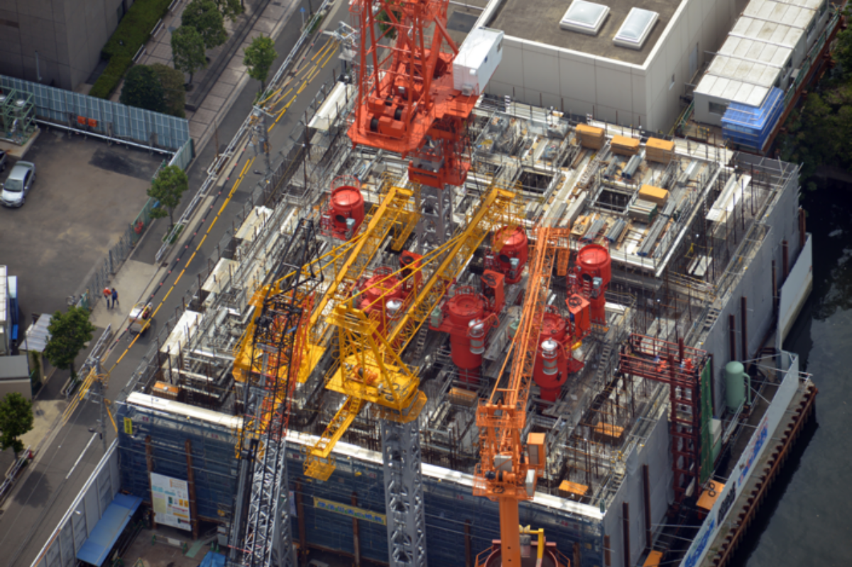 スケータークレーン 業平現場