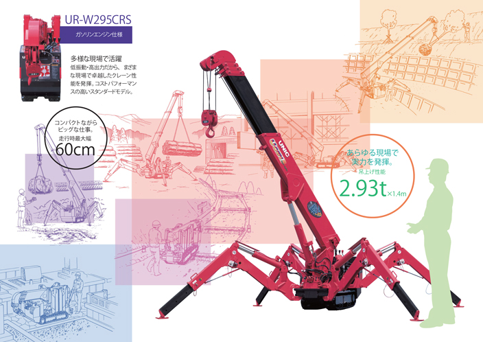 ミニ・クローラクレーン